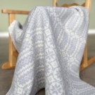 Babypledd Stjerne Lysgrå thumbnail