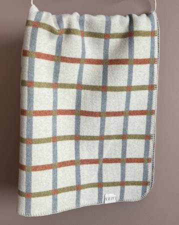 Babypledd Gull Hvitgrå