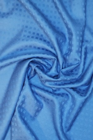 Blå ull, 100 cm