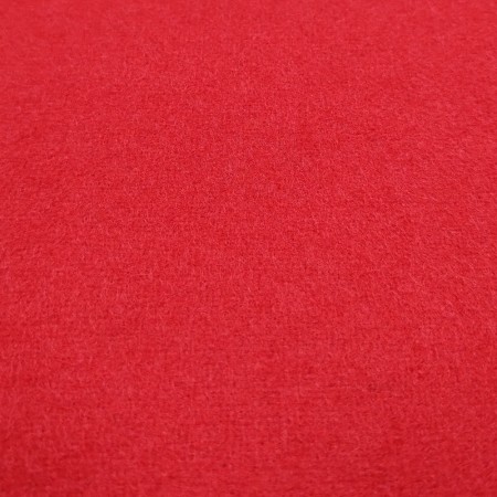 Rød ull klede, 120 cm