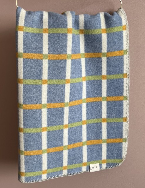 Gull i fargen blå/oker (70x100)