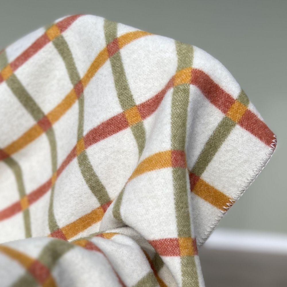 Pledd i 100% ull
70x100 cm