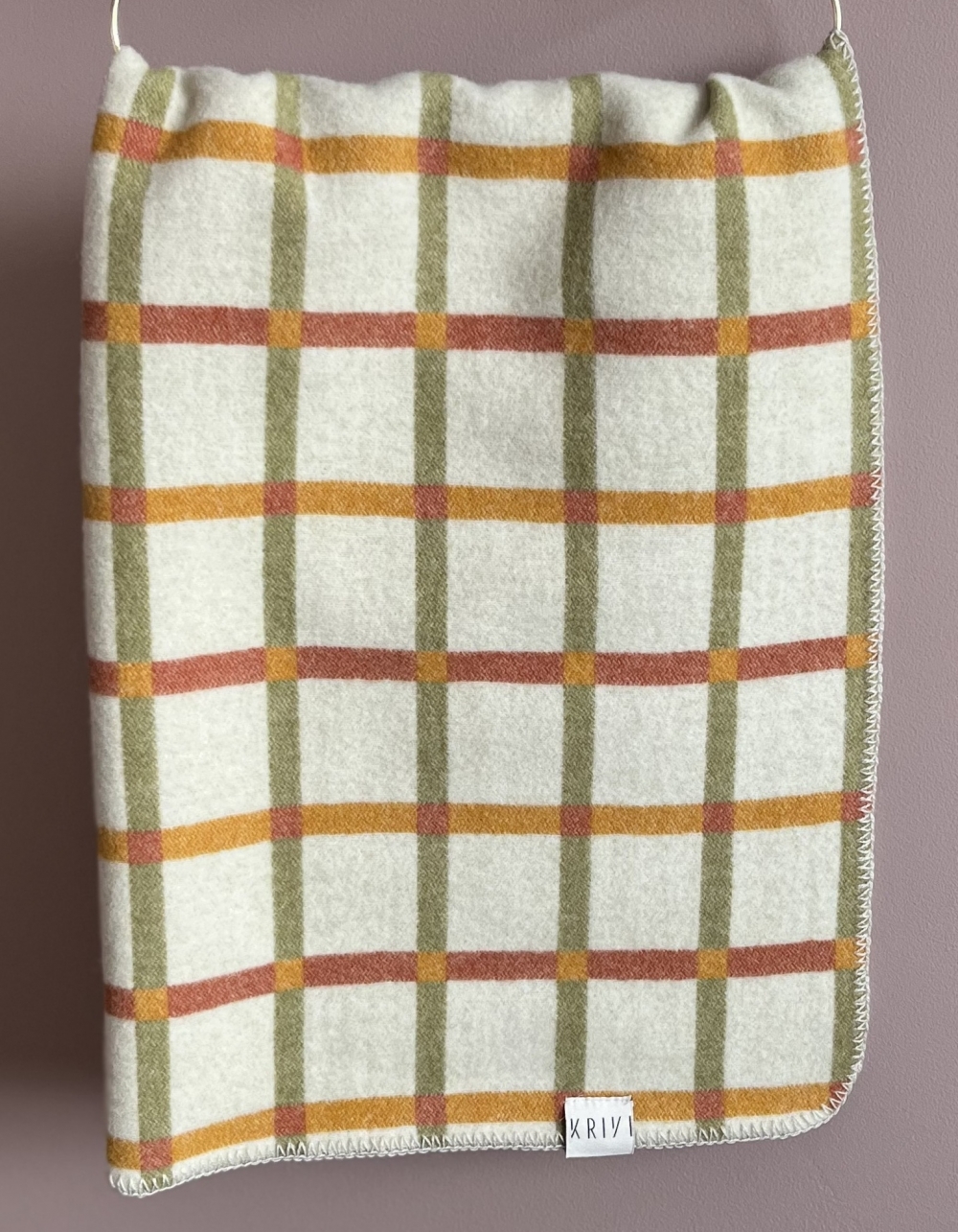 Pledd i 100% ull
100x140 cm