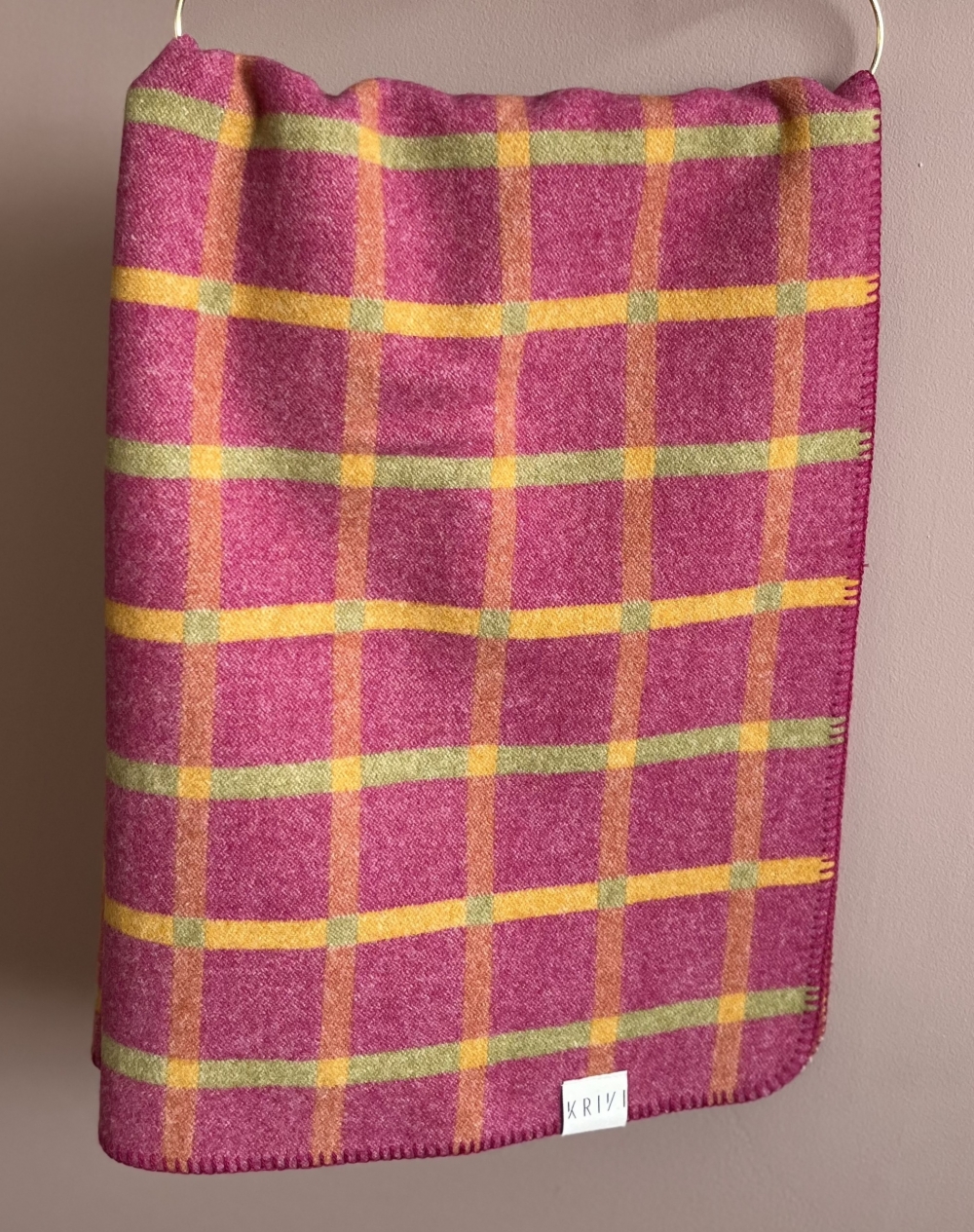 Pledd i 100% ull
100x140 cm