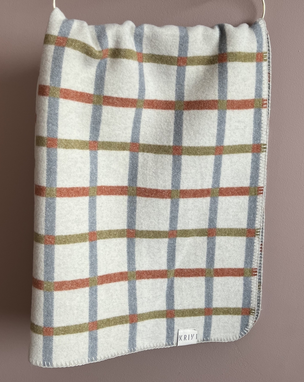 Pledd i 100% ull
100x140 cm