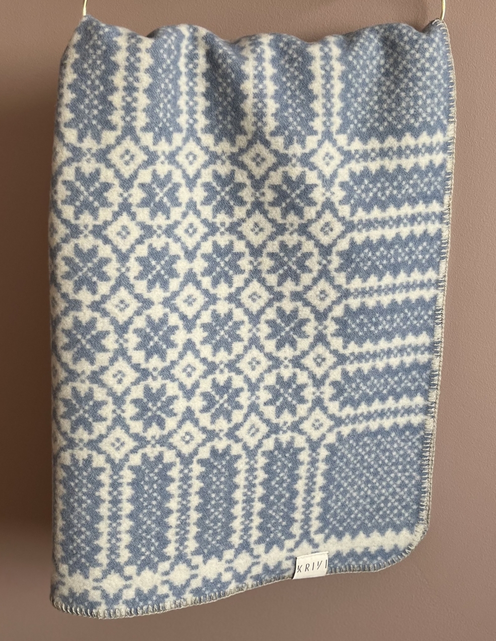 Pledd i 100% ull
100x140 cm